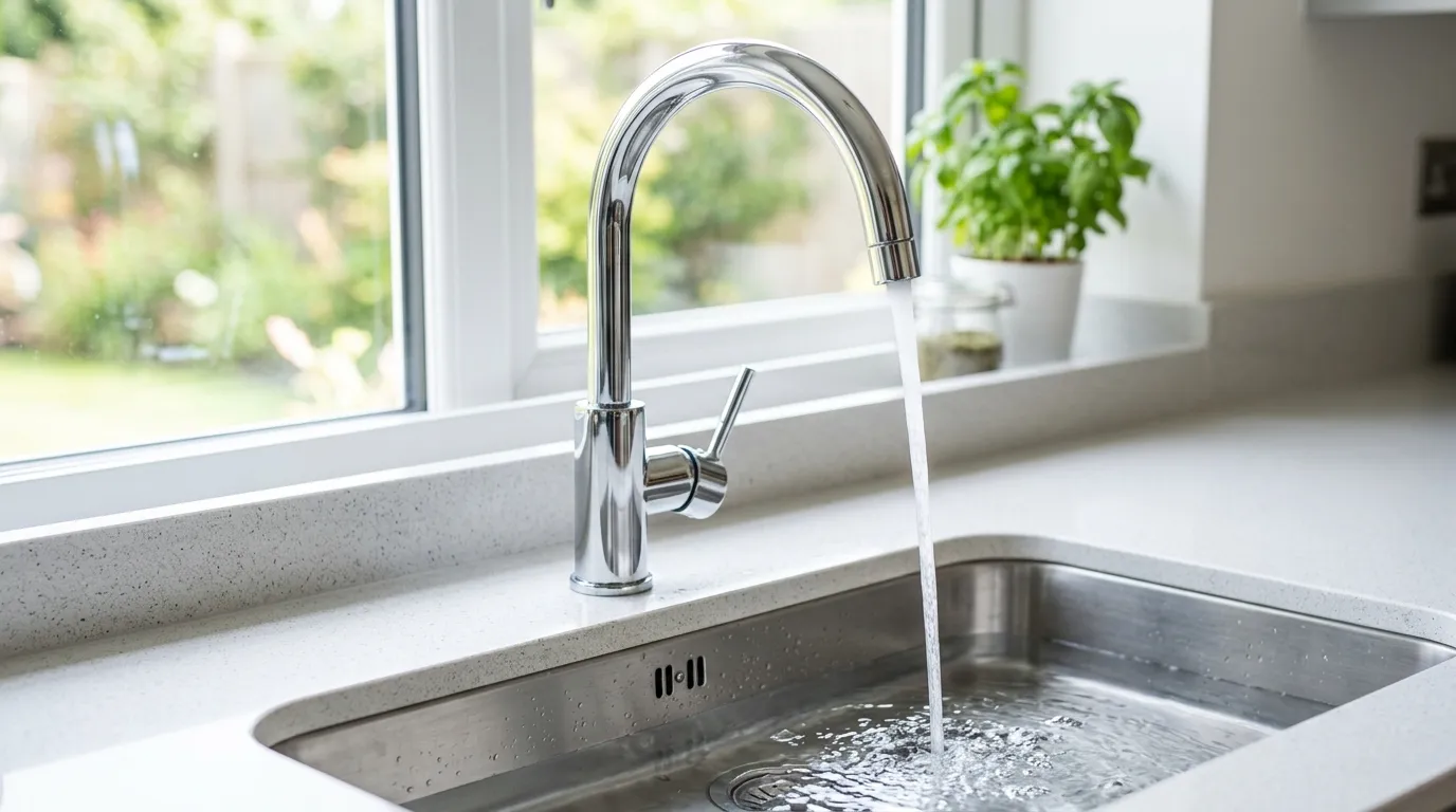 Local Plumbing Master Pros same day plumber fixing a faucet in Lincoln Center, KS
